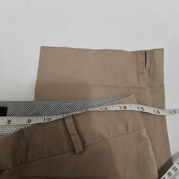 Talbots Signature Tan Ankle Pants With Hook And Eye Closure! - Picture 5 of 7